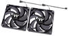 Thermaltake TT CT120 PC Cooling Fan 2 Pack (CL-F147-PL12BL-A)