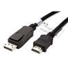 VALUE Videokabel DisplayPort / HDMI M bis M 2 m abgeschirmt Schwarz (11.99.5781)