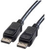 VALUE DisplayPort-Kabel DisplayPort M bis M 2 m abgeschirmt Schwarz (11.99.5602)