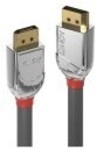 Lindy CROMO DisplayPort-Kabel DisplayPort M bis M 1.2 3 m rund 4K Unterst&uuml;tzung Grau