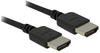 Delock Premium HDMI Kabel 4k 60 Hz 1 m Digital/Display/Video 1 m (85215)