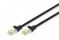 DIGITUS CAT 6A S-FTP Patchkabel Cu LSZH AWG 27/7 L&auml;nge 1m 10 St&uuml;ck Farbe Schwarz