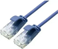 Roline 21.15.3944, ROLINE 1,5 m Cat6a U/UTP UTP RJ-45 Blau DataCenter Patchkabel