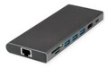 VALUE USB-C Dock HDMI+GbE+3xA+1xC+ 1xTF/SD+1xC PD 1x Audio 4K Audio/Multimedia