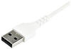 StarTech.com Cable White USB 2.0 to C 2m 6.6 A C High Quality Data Transfer & Charge