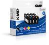 KMP MULTIPACK E145V 4er-Pack Schwarz Gelb Cyan Magenta Tintenpatrone Alternative zu: