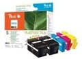 Peach Spar Pack Plus 5er-Pack XL-Kapazit&auml;t Schwarz Gelb Cyan Magenta Tintenpatrone