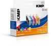KMP B13V 4er-Pack Farbe Cyan Magenta Gelb Schwarz Tintenpatrone Alternative zu:
