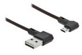 Delock Dual Easy USB 2.0 Kabel A St. auf micro B St gew. 0.2 m Digital/Daten 0,2 m