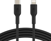 Belkin CAA003BT1MBK, Belkin Lightning TO USBC CABLE 1M BLACK Schwarz (CAA003BT1MBK)
