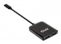 Club 3D USB TYPE C 3.2 GEN 1 MULTISTREAM TRANSPORT HUB TO DP DUAL MONITOR 4K60HZ