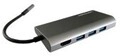 LC Power LC-Power USB 3.2 Hub-C-Multi-5 Externer Hub m.Kartenleser Lade&HDMI