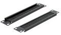 Delock Cable Management Brush Strip Rack-B&uuml;rstenleiste Schwarz 1U 25,4 cm 10 "...