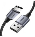 Ugreen USB Kabel 1 m C A Schwarz Grau Digital/Daten Typ C (60126)