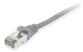 Equip Patchkabel Cat6A S/FTP 2xRJ45 10.00m grau LSZH CAT 6a SFTP m low-smoke