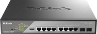 D-Link DSS-200G-10MPP/E, D-Link DSS 200G-10MPP Switch managed 8 x 10/100/1000 PoE + 2