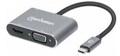 Manhattan USB-C auf HDMI & VGA 4in1 Konverter Power Delivery (130691)