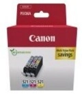 Canon CLI-521 Ink Cartridge C/M/Y Pack SEC Tintenpatrone (2934B016)