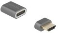 Delock HDMI Adapter Stecker zu Buchse 8K 60 Hz magnetisch Digital/Display/Video