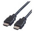VALUE Secomp HDMI-Kabel HDMI M bis M 2 m abgeschirmt Schwarz (11.99.5542)