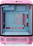 Thermaltake CA-1Z1-00MAWN-00, Thermaltake The Tower 600 pink Tempered Glass x 3