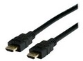 VALUE HDMI mit Ethernetkabel M bis M 10 m Doppelisolierung Schwarz 4K Unterst&uuml;tzung