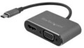 StarTech.com USB C to VGA and HDMI Adapter Aluminum USB-C Multiport Externer