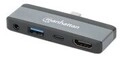 Manhattan USB-C PD auf HDMI 4-in-1 Mobile Dockingstation (190404)