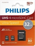 Philips PHMSDA32GUHSIU1P2, Philips MicroSDHC 2-Pack 32 GB Class 10 UHS-I U1 incl.