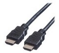 VALUE HDMI mit Ethernetkabel M bis M 1.5 m abgeschirmt Schwarz 4K Unterst&uuml;tzung