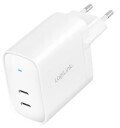 LogiLink USB Wall Charger GaN 2port 2x USB-CF 40 w w/PD white (PA0282)