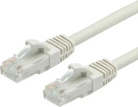 Value 21.99.0875, VALUE Patch-Kabel RJ-45 M bis M 5 m UTP CAT 6a geformt Grau