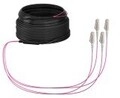 EFB Elektronik Trunkkabel U-DQ ZN BH OM4 4G 1x4 LC-LC 30m Dca LSZH Kabel 30 m