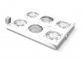ROLINE 19 Zoll Dachl&uuml;ftereinheit 4 L&uuml;fte Thermostat grau (26.21.0273)