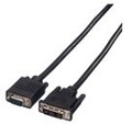 VALUE Videokabel HD-15 VGA M bis DVI-A M 2 m Daumenschrauben Schwarz (11.99.5420)