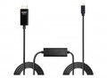 Lindy Videoschnittstellen-Converter USB-C M bis HDMI M 5 m abgeschirmt Schwarz rund