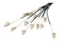 DIGITUS Vorkonfektionierte Glasfaser Universal Breakout Kabel Multimode OM4 12 Fasern