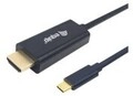 Equip Adapter USB-C -> HDMI 4K30Hz 3.00m sw Digital/Daten Digital/Display/Video 3 m