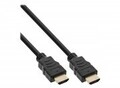 InLine High Speed HDMI mit Ethernetkabel S bis S 30 cm Dreifachisolierung Schwarz