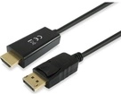 equip Displayport Adapter -> HDMI Male/Male 3m schwarz Digital/Display/Video 3 m