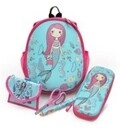 WEDO Kinder-Rucksack Meerjungfrau mit Netztaschen innen/ausse Blau Pink (2433310)