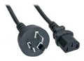 InLine Stromkabel SAA AS 3112 M bis IEC 60320 C13 1.8 m Schwarz Argentinien