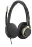 HP Poly Mission 820 Stereo USB Wired Headset Audio (D16LSAA#AC3)
