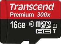 Transcend TS16GUSDCU1, Transcend Flash-Speicherkarte 16 GB UHS Class 1 / Class10