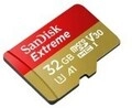 SanDisk Extreme Flash-Speicherkarte microSDHC/SD-Adapter inbegriffen 32 GB A1 / Video