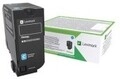 Lexmark Cyan Original Tonerpatrone LCCP LRP Corporate f&uuml;r CS720de CS720dte CS725de