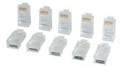 ROTRONIC-SECOMP Netzwerkanschluss RJ-45 M UTP CAT 5e Packung mit 10 Rundkabel 10er