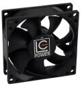 LC Power Geh&auml;usel&uuml;fter 80 mm Schwarz 800 rpm 12 V 34,25 cfm Kunststoff CE