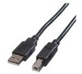 ROLINE USB-Kabel USB M bis Type B M 2.0 3 m Schwarz (11.02.8830)