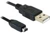 Delock USB-Kabel Mini-USB Typ B 4-polig M bis USB M 1.5 m (82208)